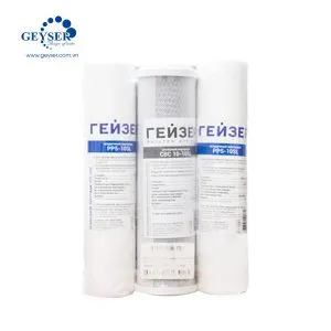 Bộ 3 lõi lọc nước 123 EuroAqua A thay lõi máy RO – hình ảnh chi tiết