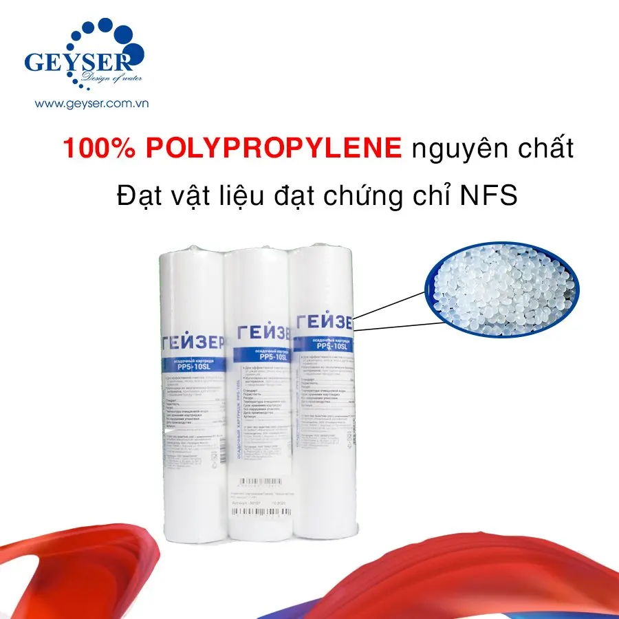 Bộ 3 lõi lọc 123 RO EuroAqua C – hình ảnh chi tiết