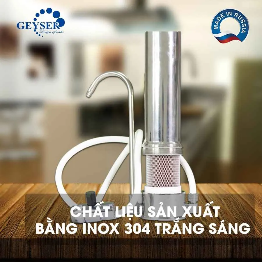 Máy lọc nước mini gắn vòi để bàn Geyser Aqua - ảnh 3