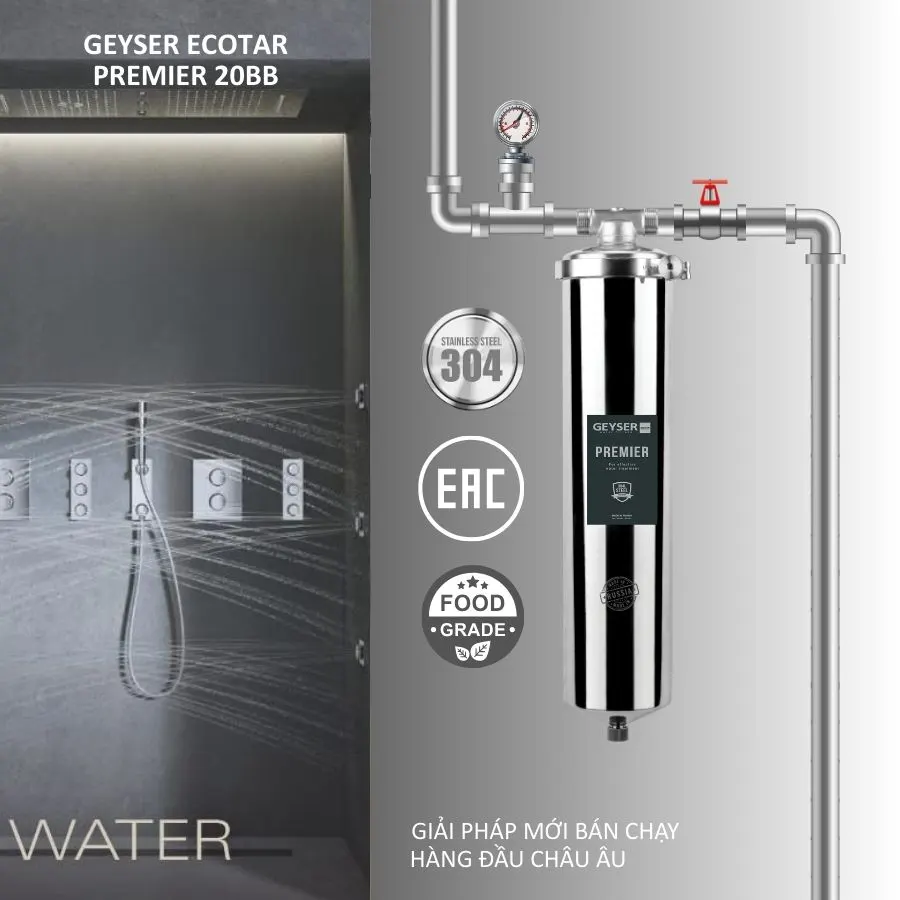 Lọc tổng đầu nguồn Geyser Ecotar Premier 20BB - ảnh 3