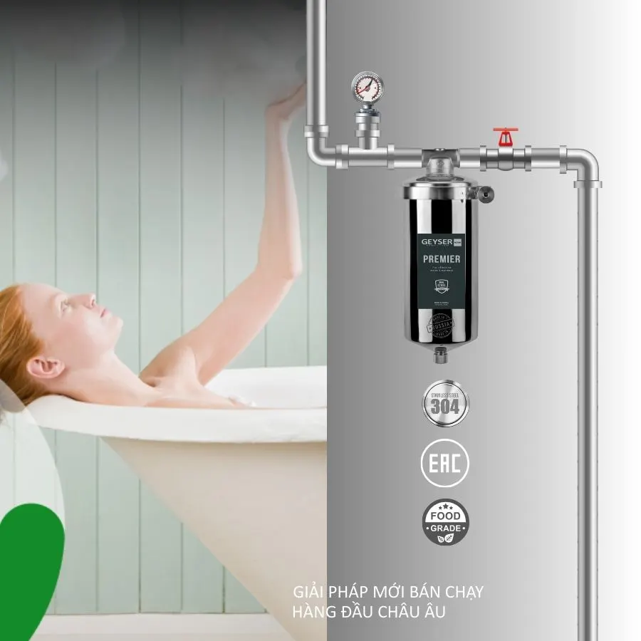 Cột lọc nước sinh hoạt phòng tắm Geyser Ecotar Premier 10BB 13