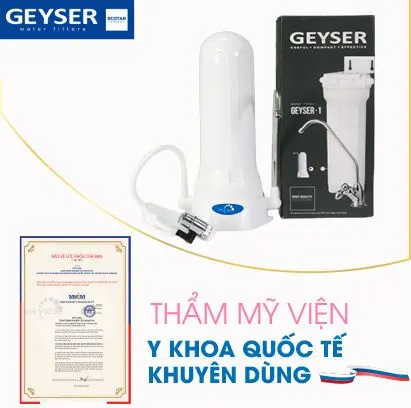 Máy lọc gắn vòi để bàn Geyser 1UH Euro - ảnh 2