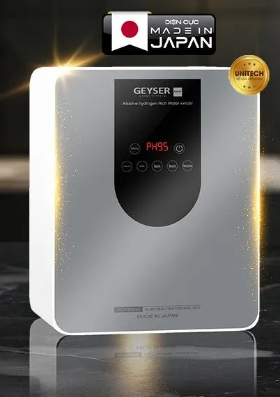 Máy lọc nước ion kiềm giàu hydro Geyser Ecotar 9 Pro – hình ảnh chi tiết
