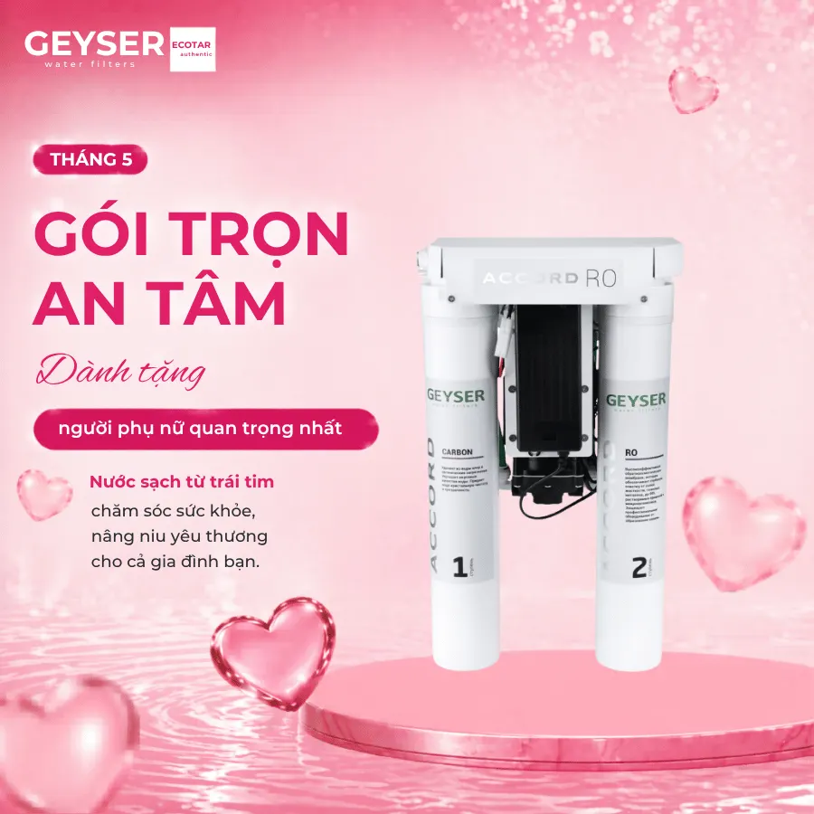 Máy lọc nước Geyser Ecotar Accord RO chính hãng