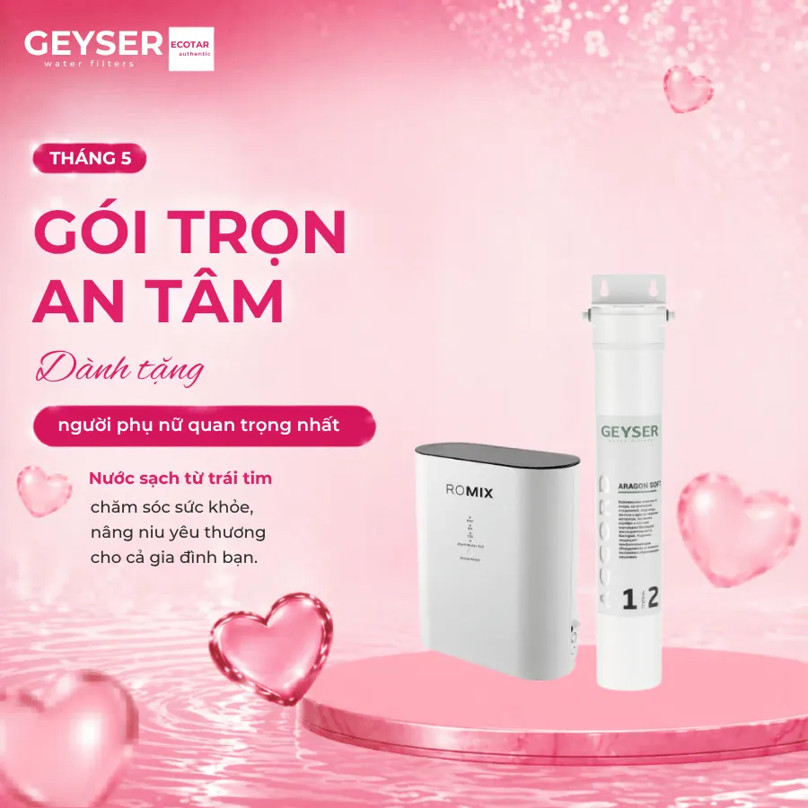 Máy lọc nước chuẩn khoáng Geyser Ecotar Accord chính hãng