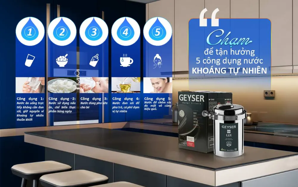 Máy lọc nước chuẩn khoáng Geyser Ecotar Lux - ảnh 6