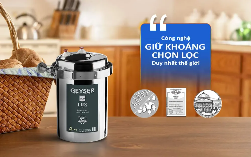 Máy lọc nước chuẩn khoáng Geyser Ecotar Lux - ảnh 4