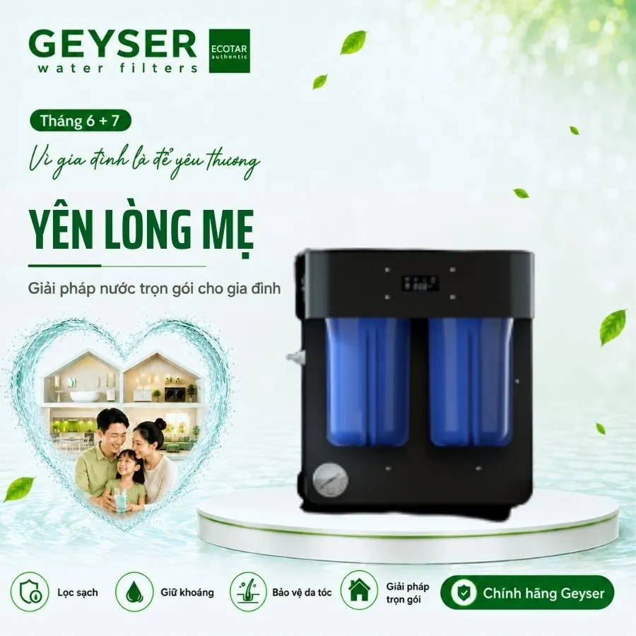 Máy lọc nước chuẩn khoáng Geyser Maestro 2000 cho chính hãng