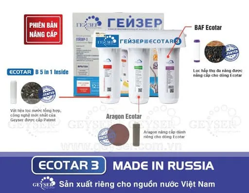 Máy lọc nước nano Geyser Ecotar 3 - ảnh 4