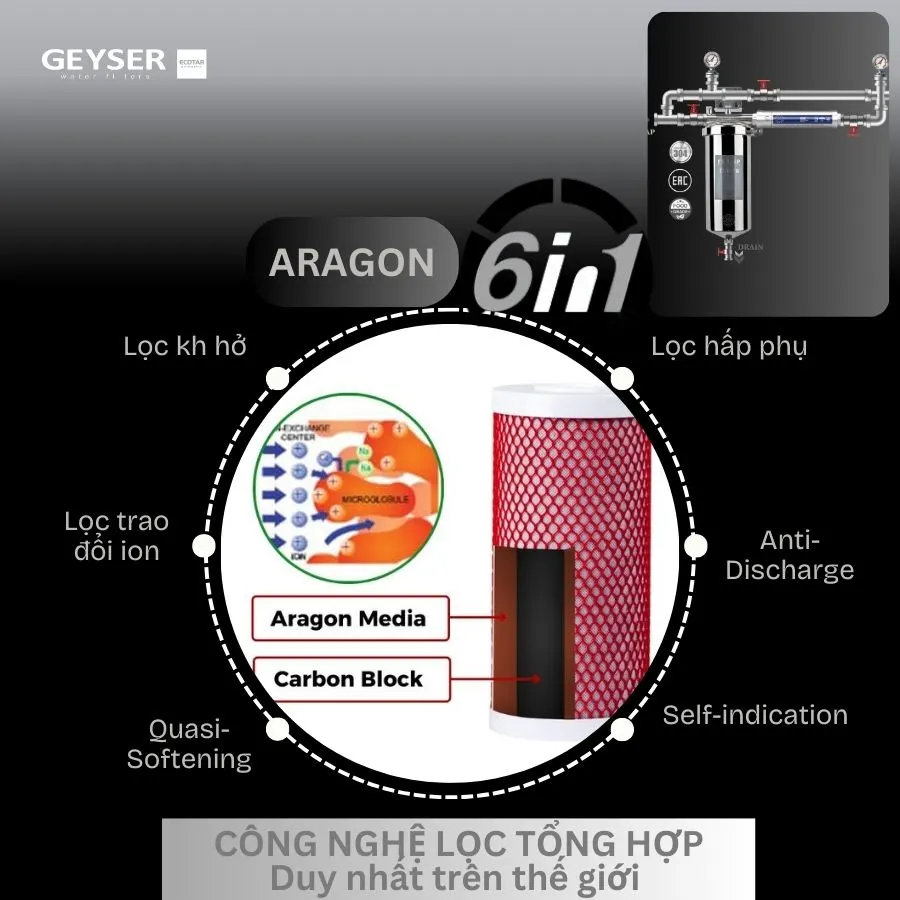 Bộ lọc nước tổng đầu nguồn mini Geyser Ecotar 1F1As - ảnh 6