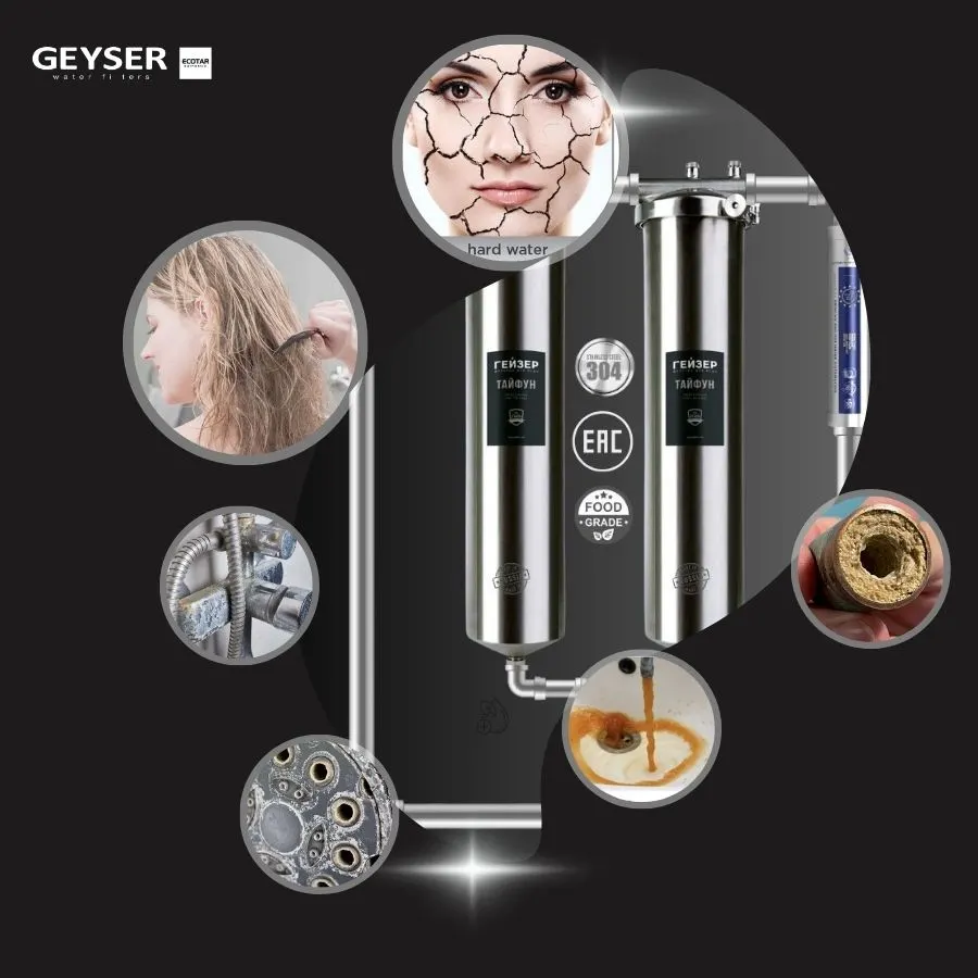 Khả năng chống bám cặn hiệu quả với độ cứng nhẹ của Geyser Ecotar 2F1A