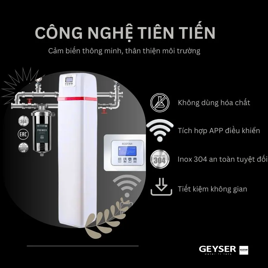 Lọc tổng đầu nguồn Geyser Ecotar 1F10F Smart - ảnh 6