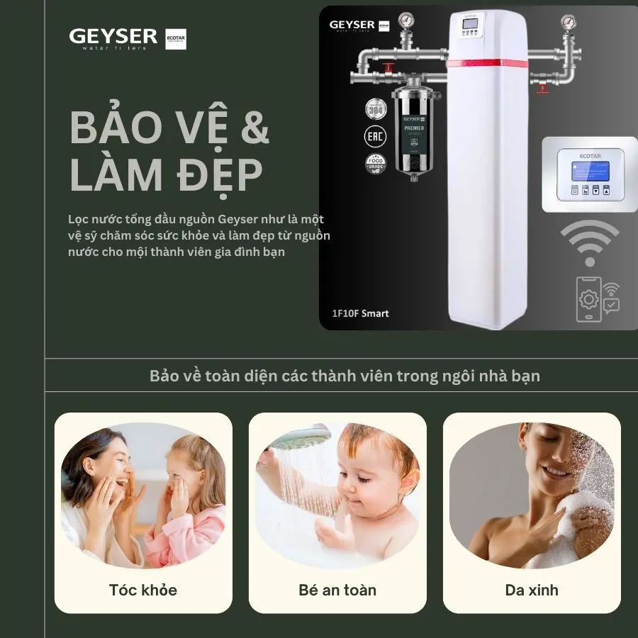 Lọc tổng đầu nguồn Geyser Ecotar 1F10F Smart - ảnh 5