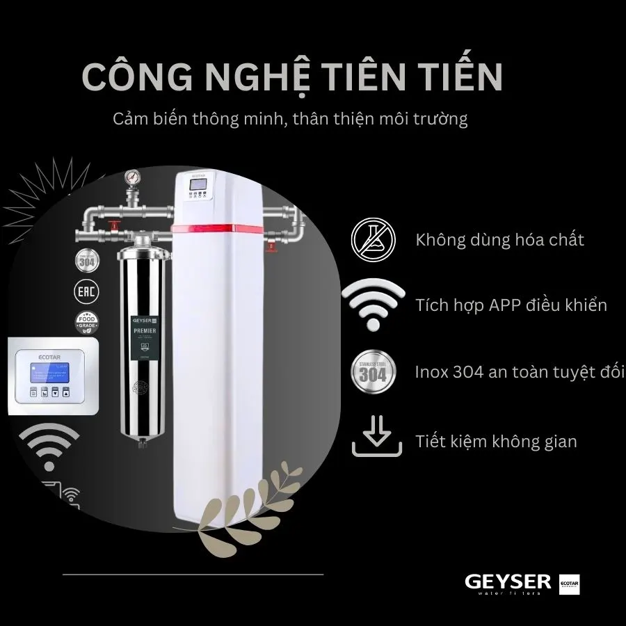 Lọc tổng đầu nguồn Geyser Ecotar 1F20F Smart - ảnh 6