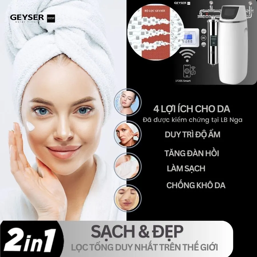 Hệ thống lọc tổng đầu nguồn gia đình tích hợp wifi thông minh Geyser Ecotar 1F20S Smart 10