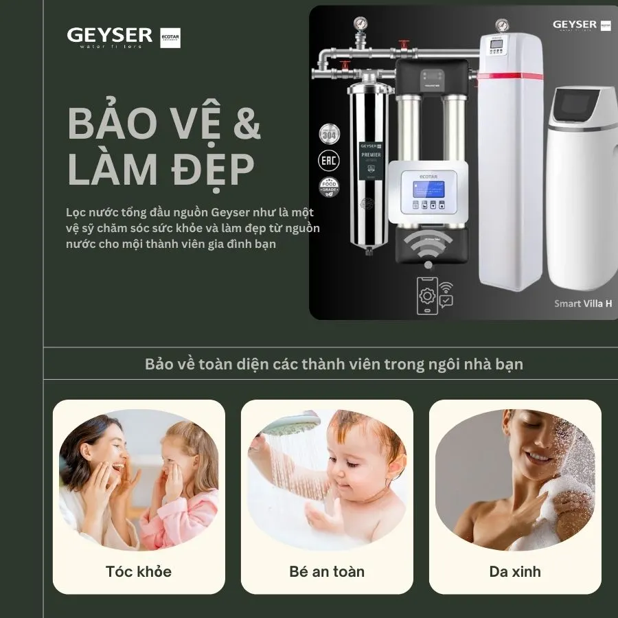 Lọc tổng đầu nguồn Geyser Ecotar Lux Smart Villa H - ảnh 6