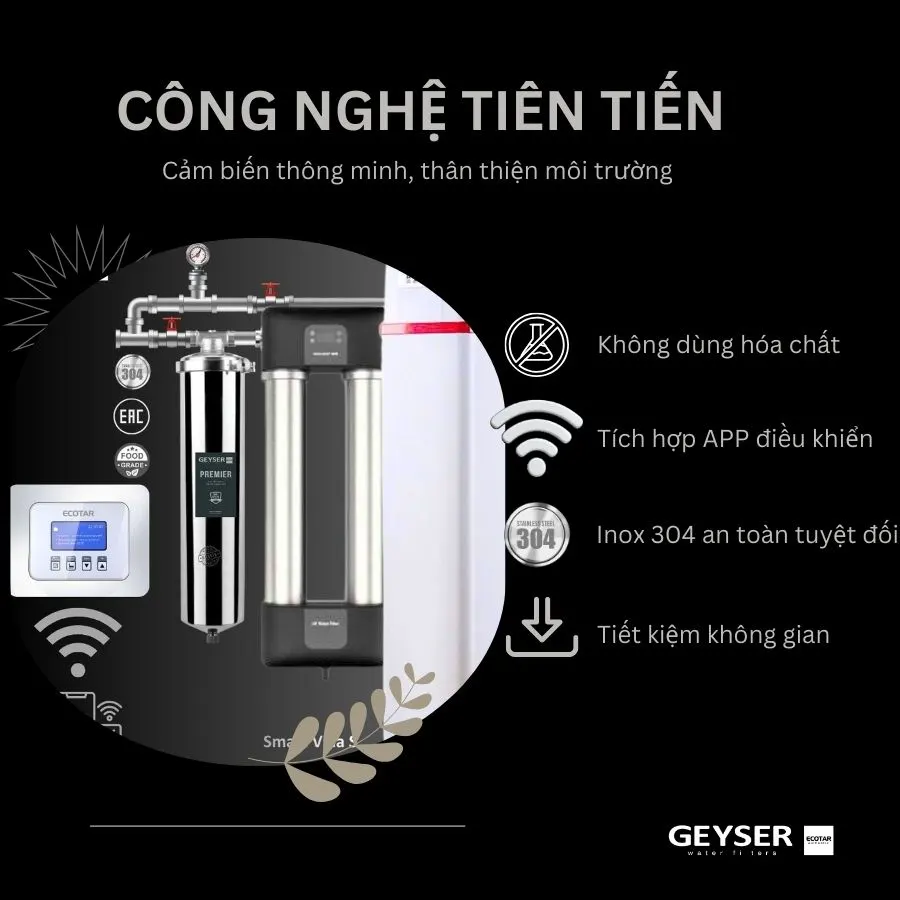 Lọc tổng đầu nguồn Geyser Ecotar Lux Smart Villa S - ảnh 6