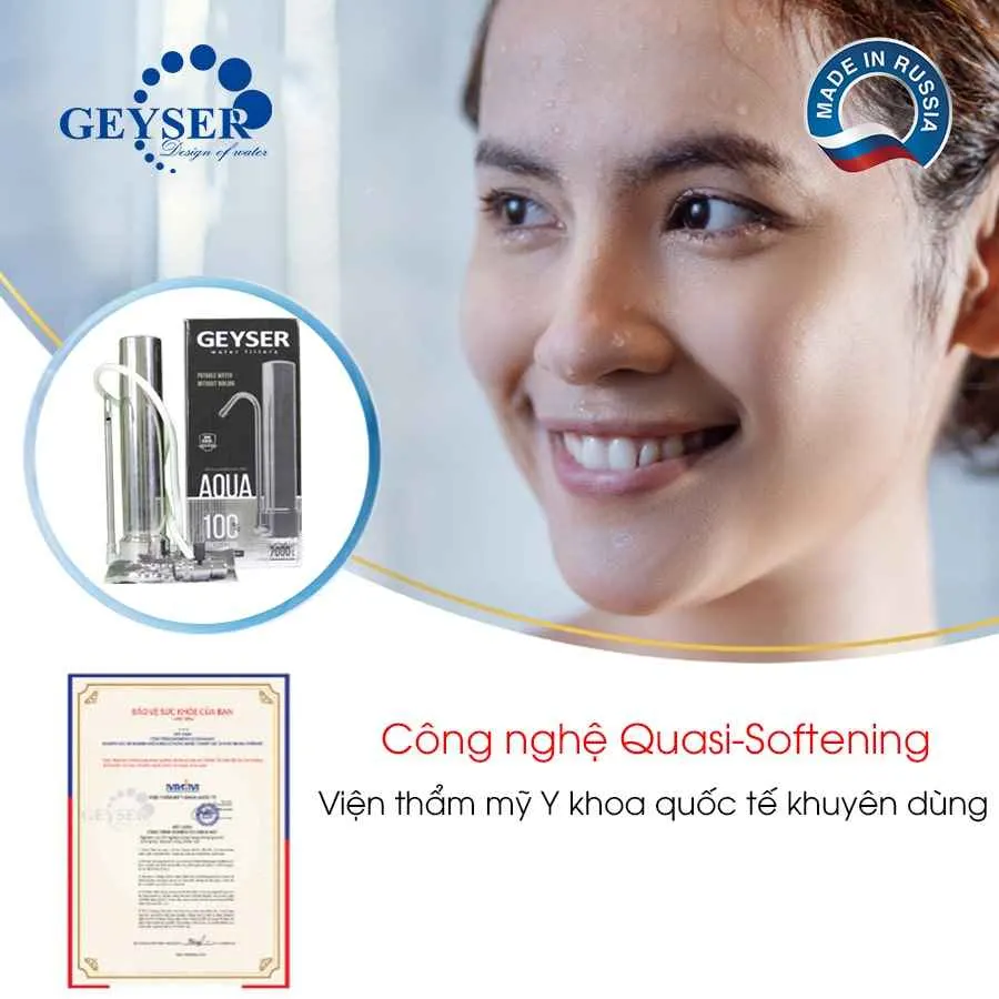 Máy lọc nước mini gắn vòi để bàn Geyser Aqua - ảnh 5