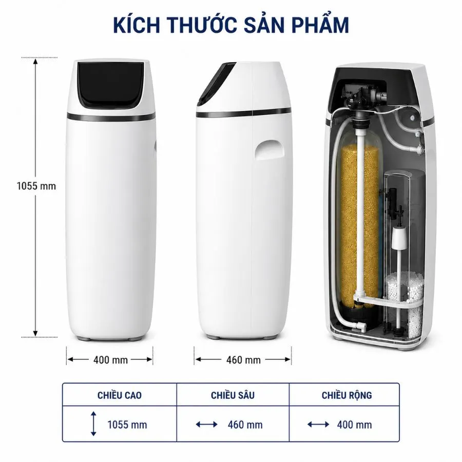 Máy làm mềm nước tổng sinh hoạt Geyser Ecotar R150 - ảnh 3