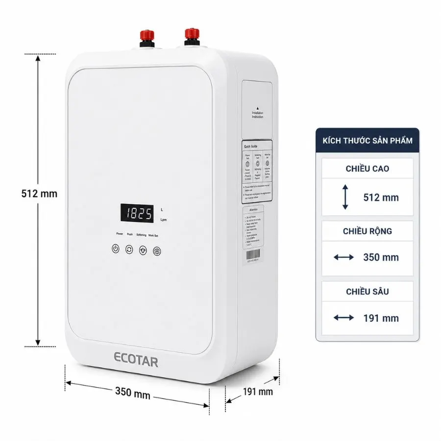 Máy làm mềm nước treo tường Geyser Ecotar R50 - ảnh 3