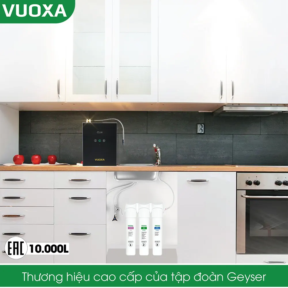 Máy lọc nước ion kiềm giàu hydro Geyser Vuoxa i5000 - ảnh 3