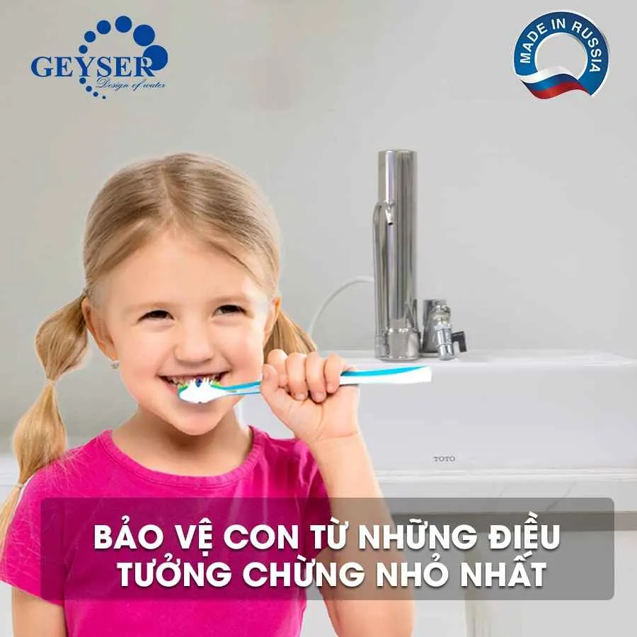 Máy lọc nước mini gắn vòi để bàn Geyser Aqua - ảnh 4