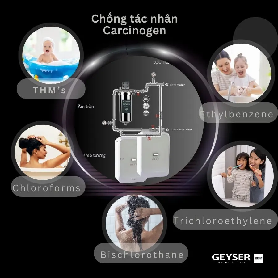 lọc tổng âm trần trên đường ống Geyser Ecotar 1F2Ss 4