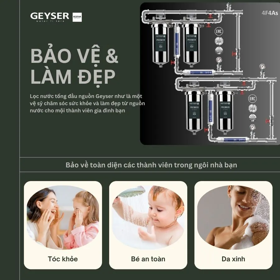 Lọc tổng đầu nguồn Geyser Ecotar 4F4As - ảnh 2