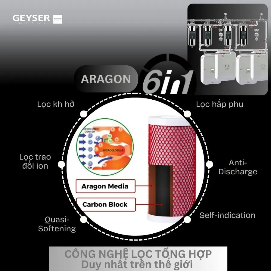 Lọc tổng đầu nguồn cho căn hộ Penthouse Geyser Ecotar 4F4Ss 4