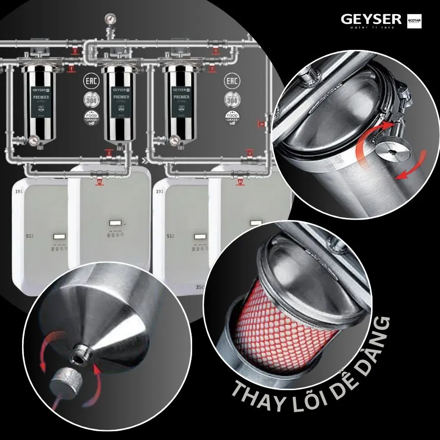 Lọc tổng đầu nguồn Geyser Ecotar 4F4Ss - ảnh 5