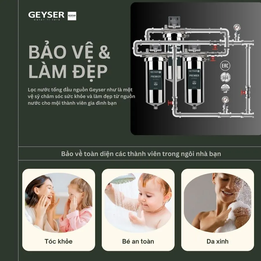 Lọc tổng đầu nguồn Geyser Ecotar 3Fs - ảnh 5
