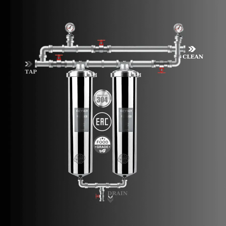 Hệ thống lọc nước tổng đầu nguồn Geyser Ecotar 2F chính hãng