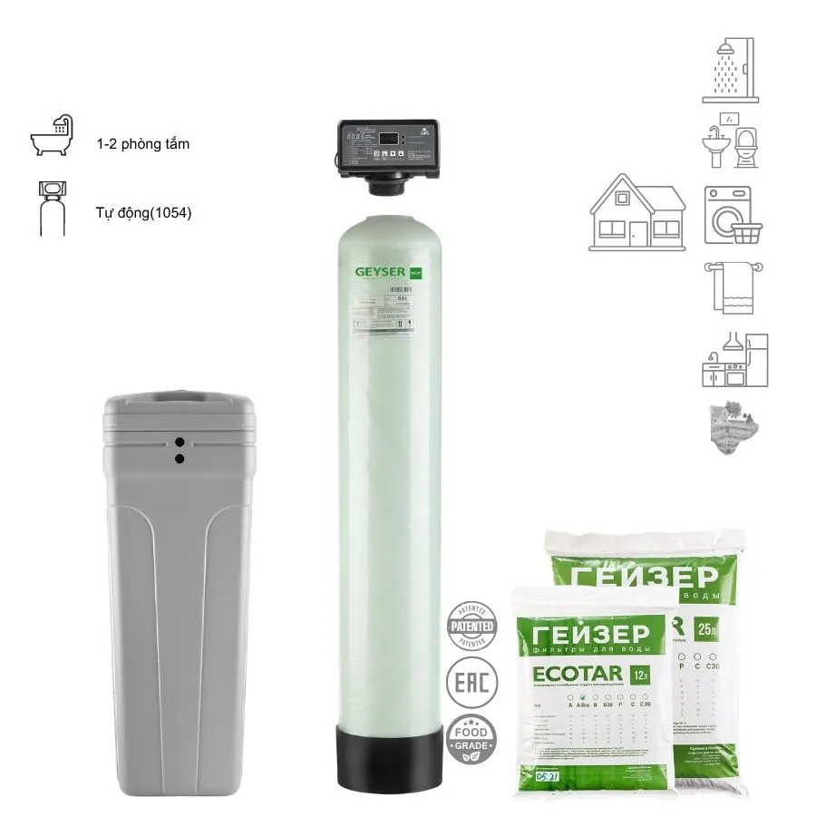 Lọc tổng đầu nguồn Geyser Ecotar Aquachef M 222