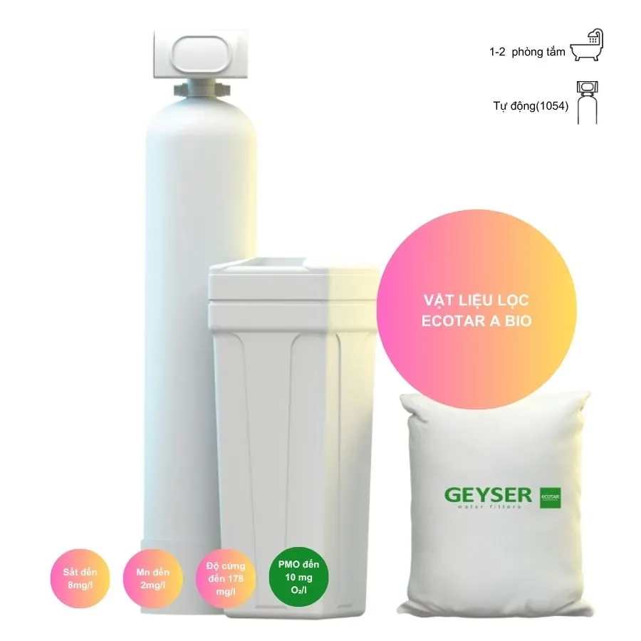 Lọc tổng đầu nguồn Geyser Ecotar Aquachef M 222 chính hãng