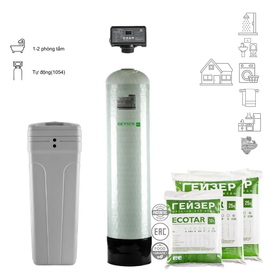 Lọc tổng đầu nguồn Geyser Ecotar Aquachief M622