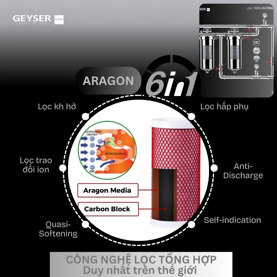 Lọc tổng đầu nguồn lắp âm trần căn hộ chung cư Geyser Ecotar 2Fs 5