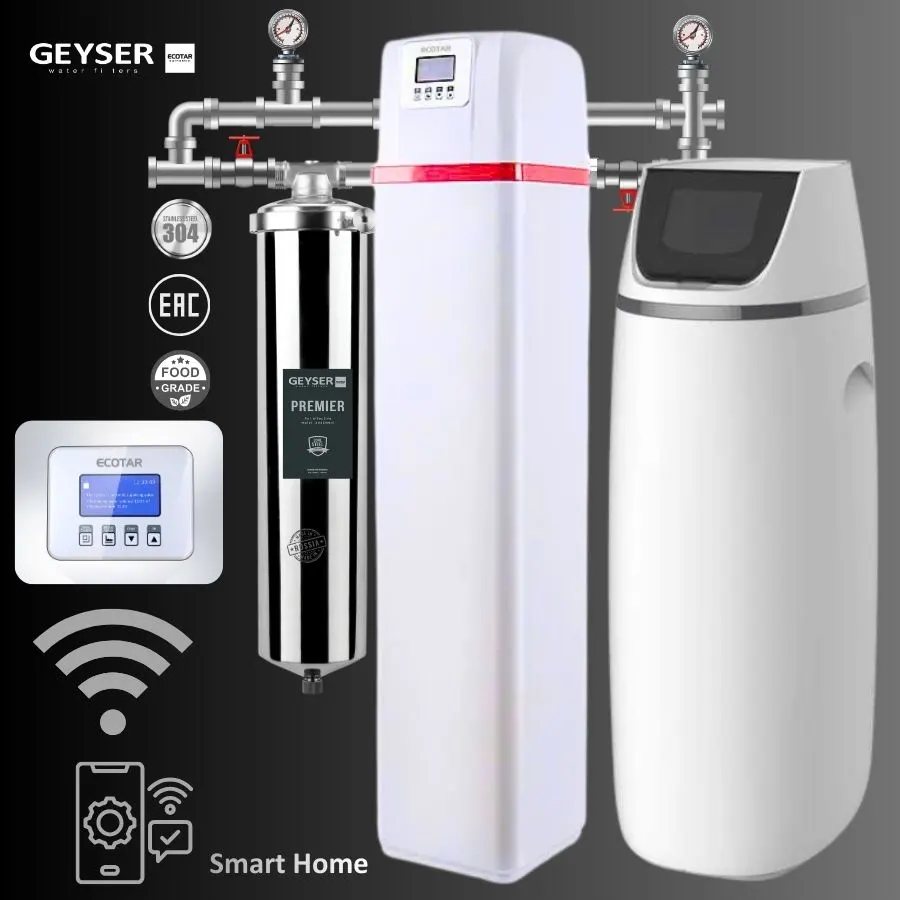 Lọc tổng đầu nguồn Geyser Ecotar Lux Smart Home chính hãng