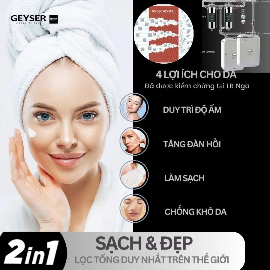 Lọc tổng đầu nguồn trên đường ống lắp âm trần căn hộ chung cư Geyser Ecotar 2F2Ss 10