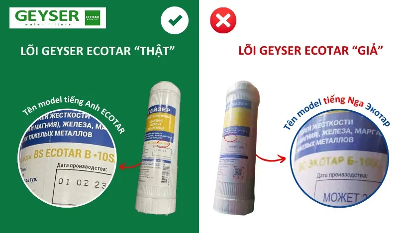 Lõi lọc nước Geyser Ecotar 4 nano Ecotar A Bio New - ảnh 5