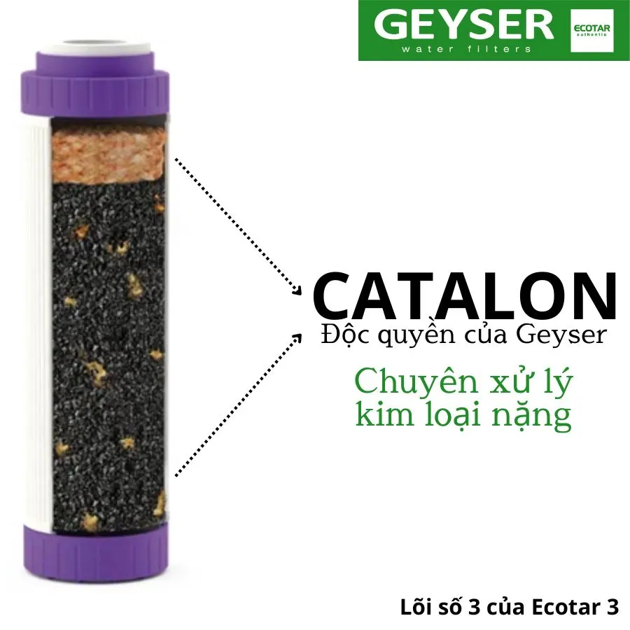 Lõi lọc nước Geyser Ecotar 3 BAF 4 in 1 (Lõi số 3) - ảnh 2