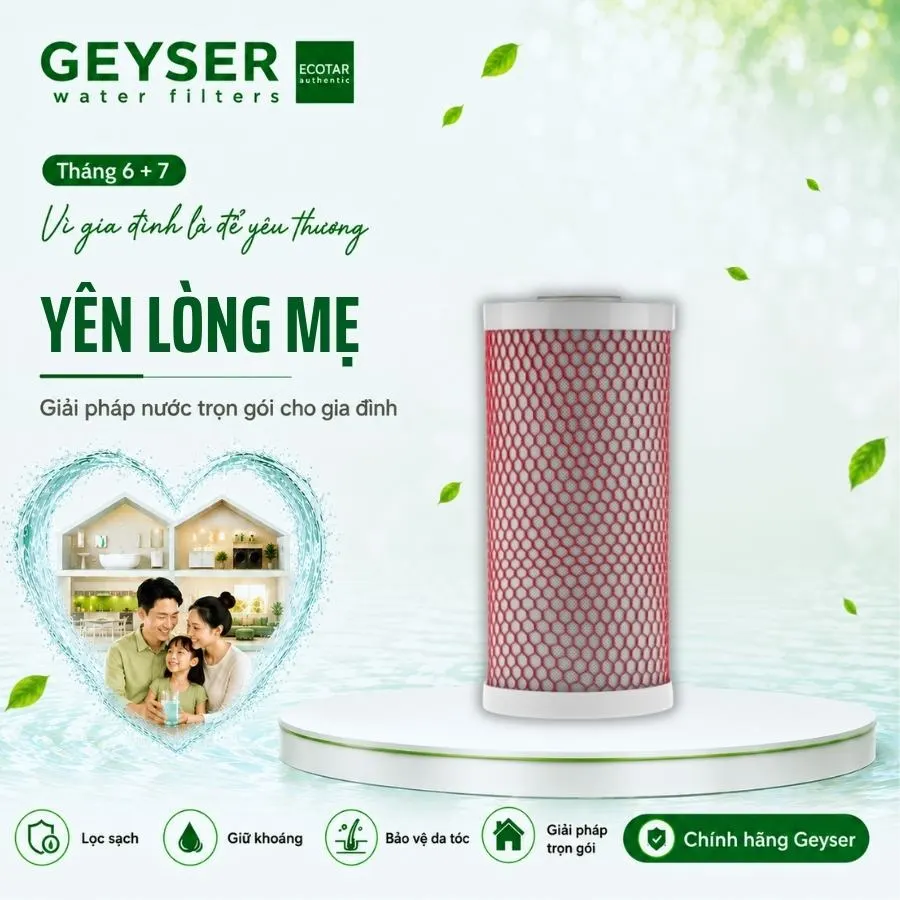 Lõi lọc nước nano Geyser Aragon 3 10BB chính hãng