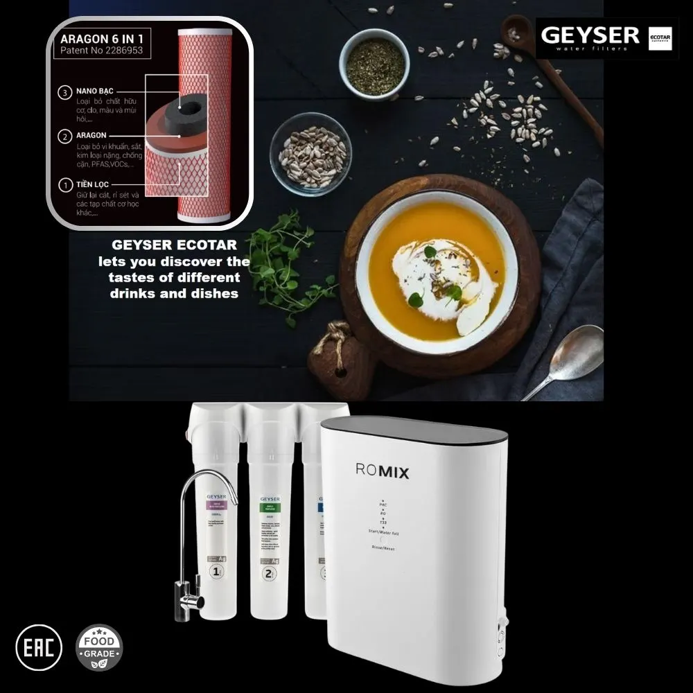 Máy lọc nước Geyser Ecotar 9 ROMIX HoReCa - ảnh 3