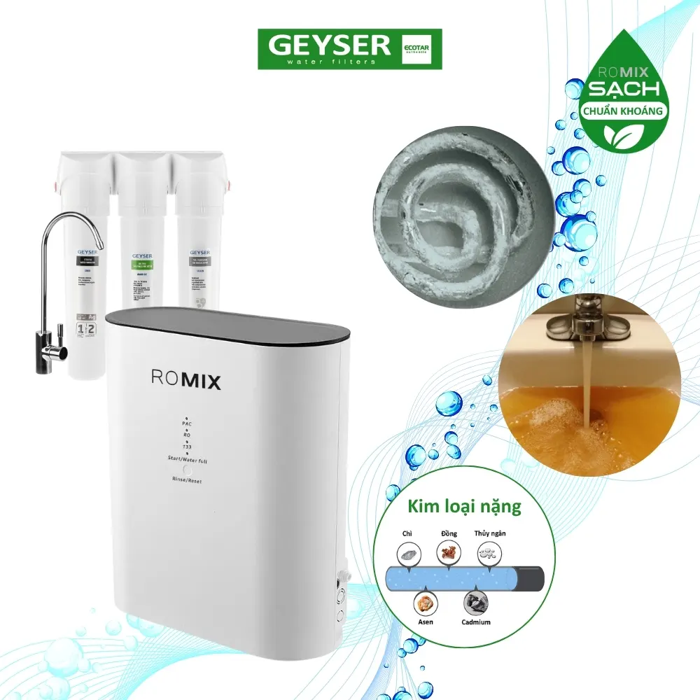 Máy lọc nước chuẩn khoáng Geyser Ecotar 4 ROMIX - ảnh 4