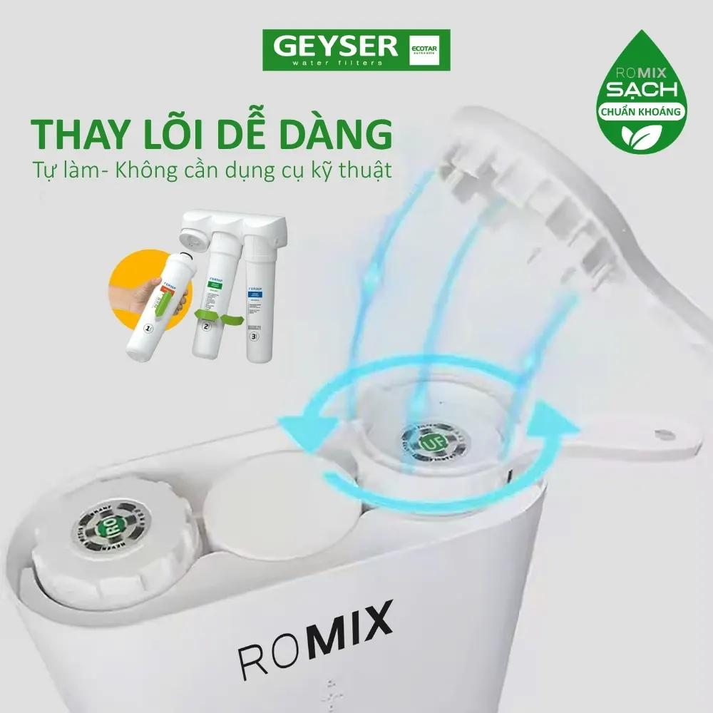 Máy lọc nước chuẩn khoáng Geyser Ecotar 9 ROMIX - ảnh 3