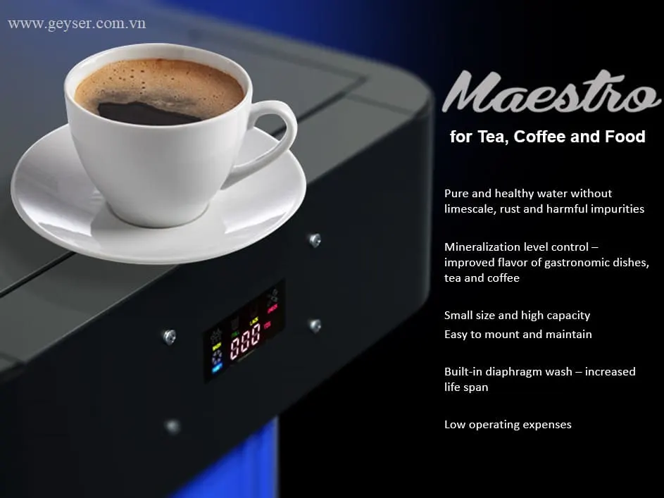 Máy lọc nước chuẩn khoáng Geyser Maestro 2000 cho - ảnh 3