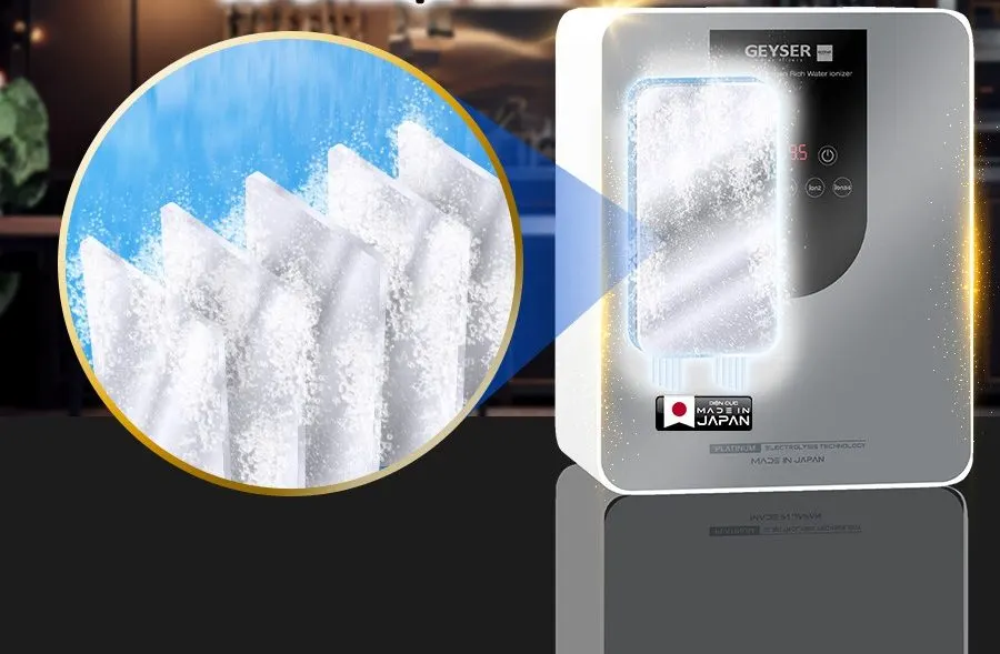 Máy lọc nước ion kiềm giàu hydro Geyser Ecotar 9 Pro - ảnh 6