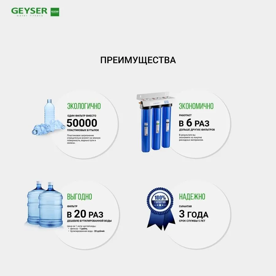 Máy lọc nước nano Geyser Ecotar 3 I dành cho thương mại tối ưu chi phí