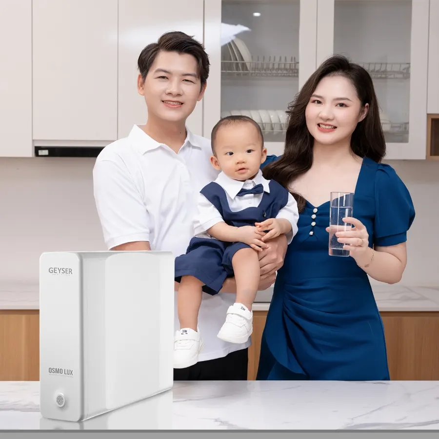 Máy lọc nước RO Geyser Ecotar Osmo Lux - Giải pháp chăm sóc sức khỏe cho nguồn nước tinh khiết tuyệt đối