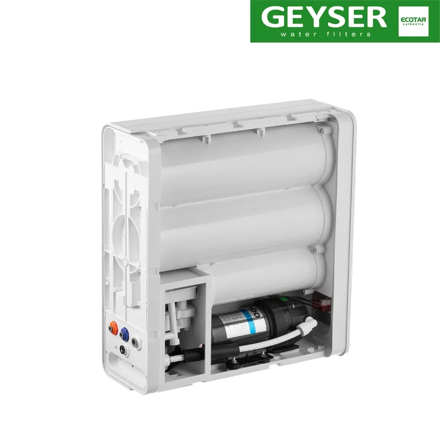 Máy lọc nước RO Geyser Ecotar Osmo Lux tích hợp bơm, không cần bình chứa, vô cùng nhỏ gọn