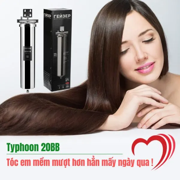 Geyser Typhoon 20BB giúp chăm sóc tóc mềm mượt
